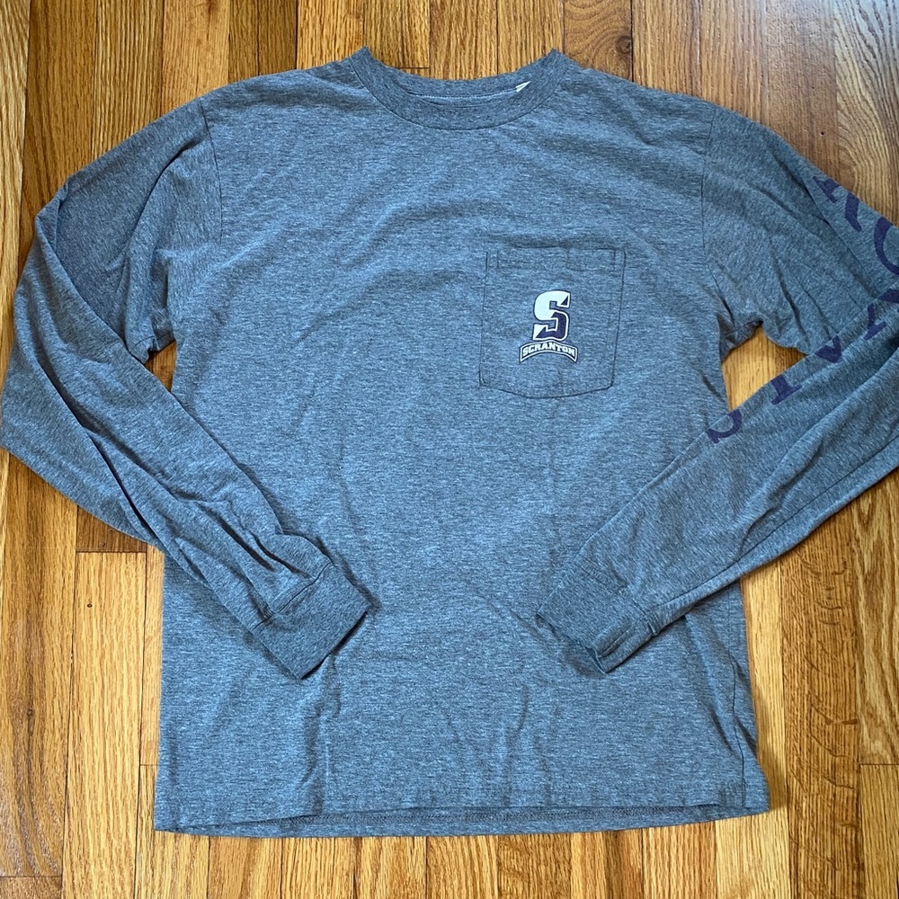 The University of Scranton Grey Long Sleeve Tee